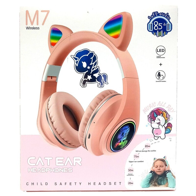 هدفون بی سیم خرگوشی مدل M7 Cat-ear