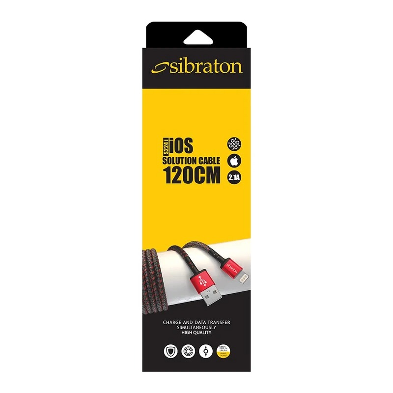 کابل تبدیل USB به لایتنینگ سیبراتون مدل S224i
