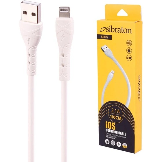 کابل تبدیل USB به لایتنینگ سیبراتون مدل S207i