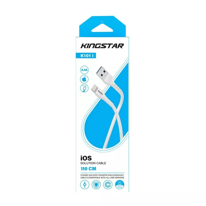 کابل تبدیل USB به لایتنینگ کینگ استار مدل K101i