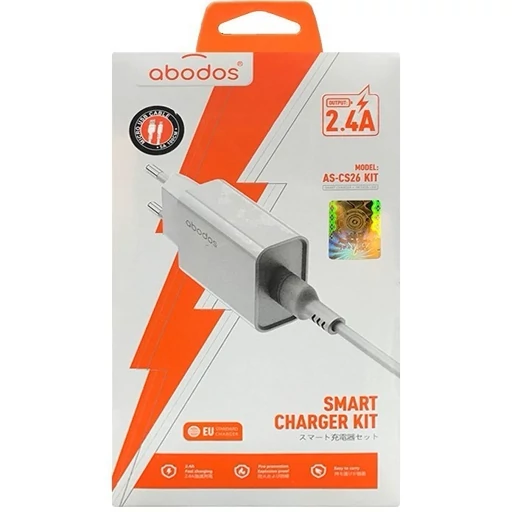شارژر دیواری 10 وات آبودوس مدل AS-CS26 KIT