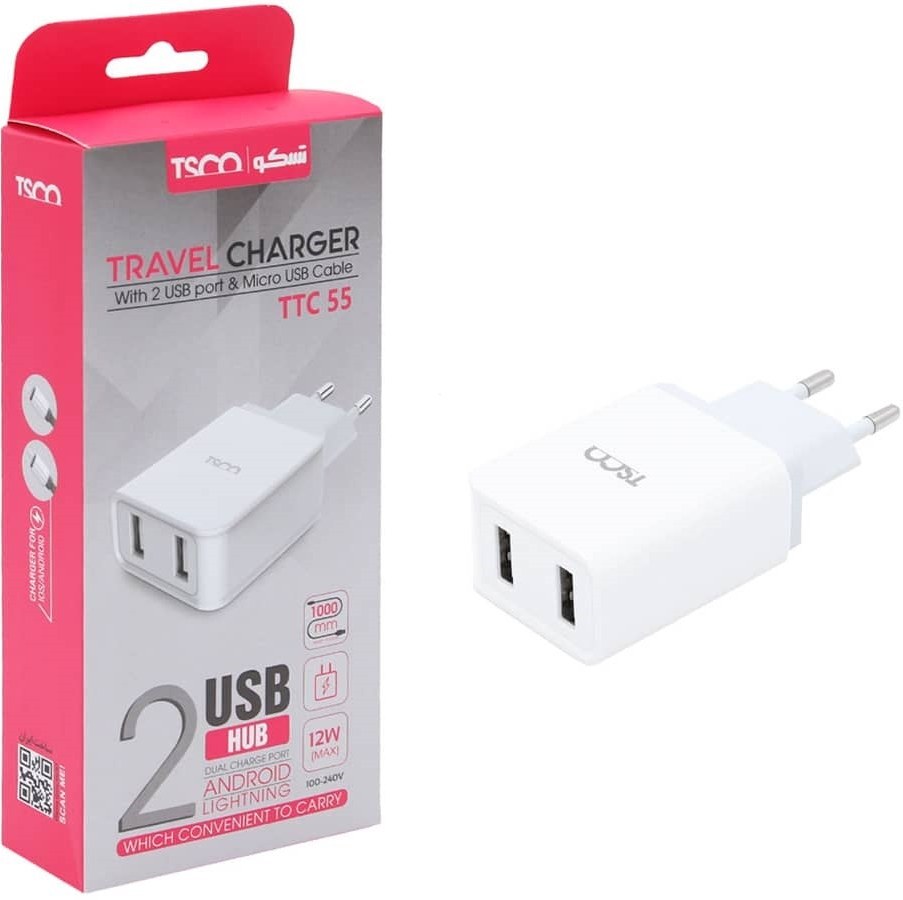 شارژر دیواری تسکو مدل TTC 55