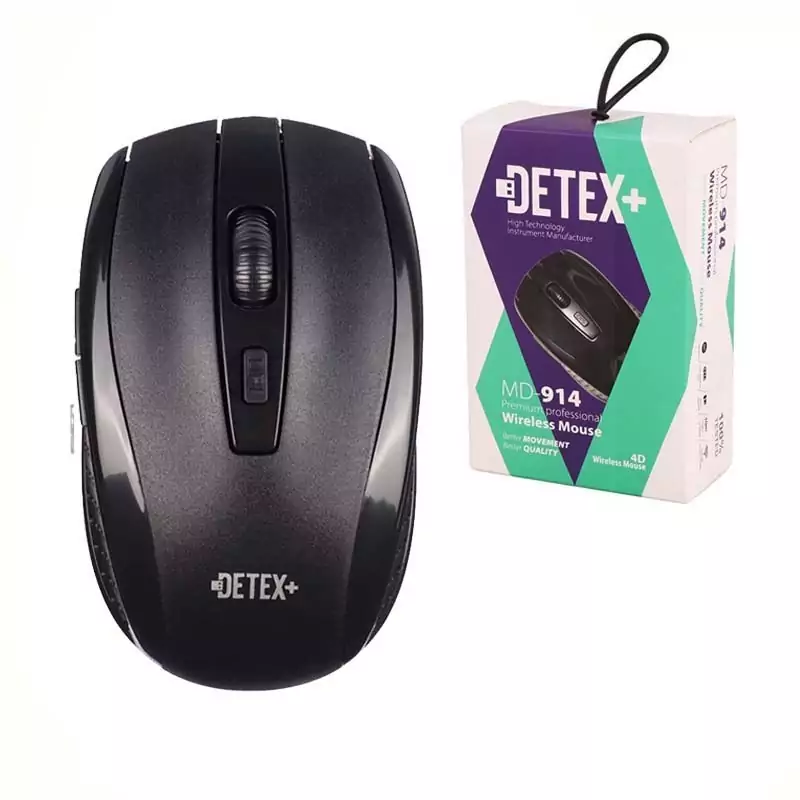 ماوس بی سیم دتکس پلاس مدل MD-914