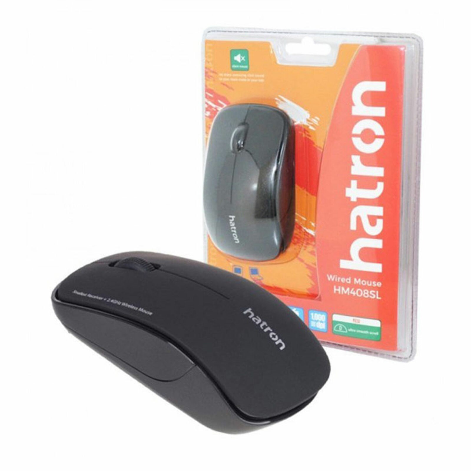 ماوس بی سیم هترون مدل HM408SL
