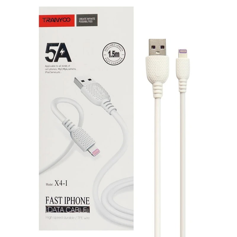کابل تبدیل USB به لایتنینگ ترانیو مدل X4-I  طول 1 متر