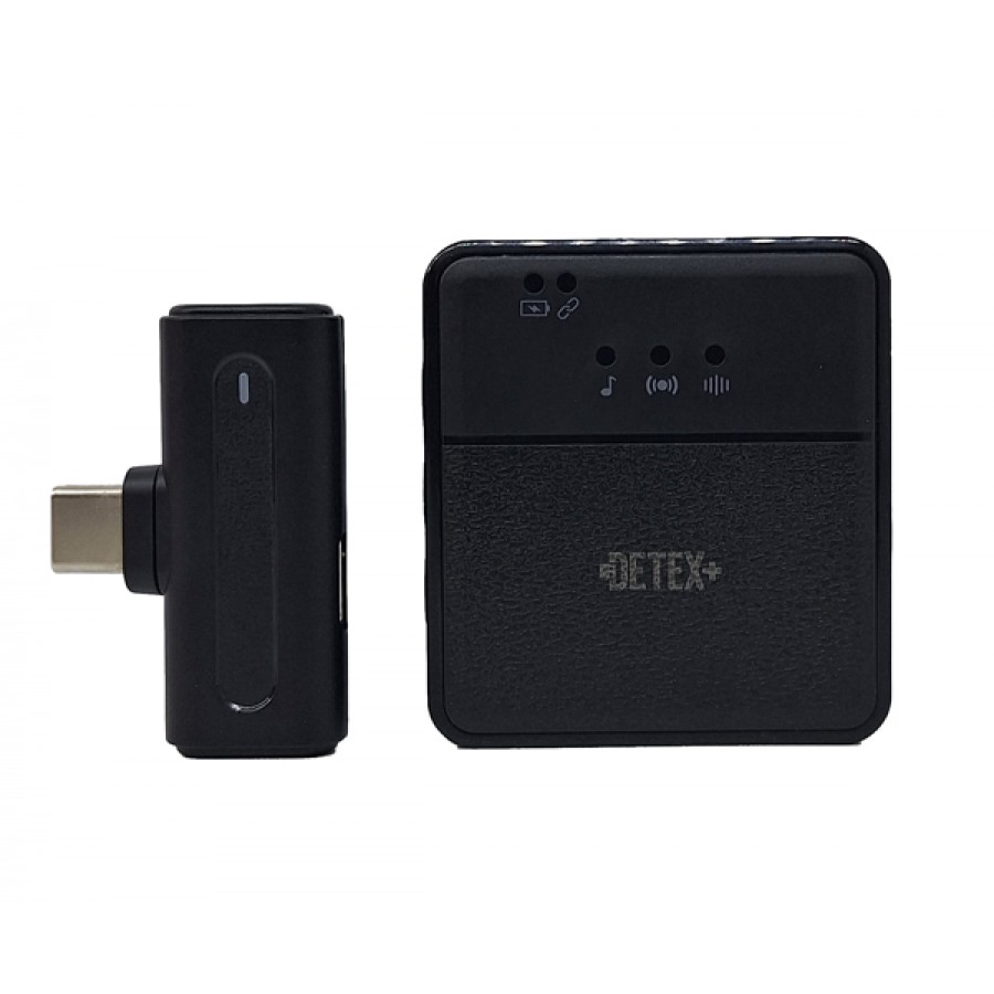 میکروفون یقه ای بی سیم DETEX مدل DMW35-SX تایپ سی