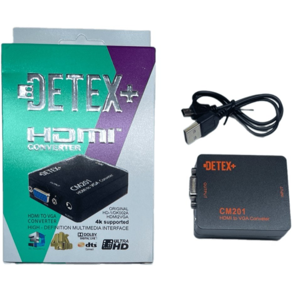 تبدیل VGA به HDMI دتکس پلاس