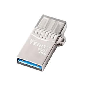 فلش مموری VERITY OTG MICRO USB مدل O 508 USB3.0 با ظرفيت 32 گيگابايت