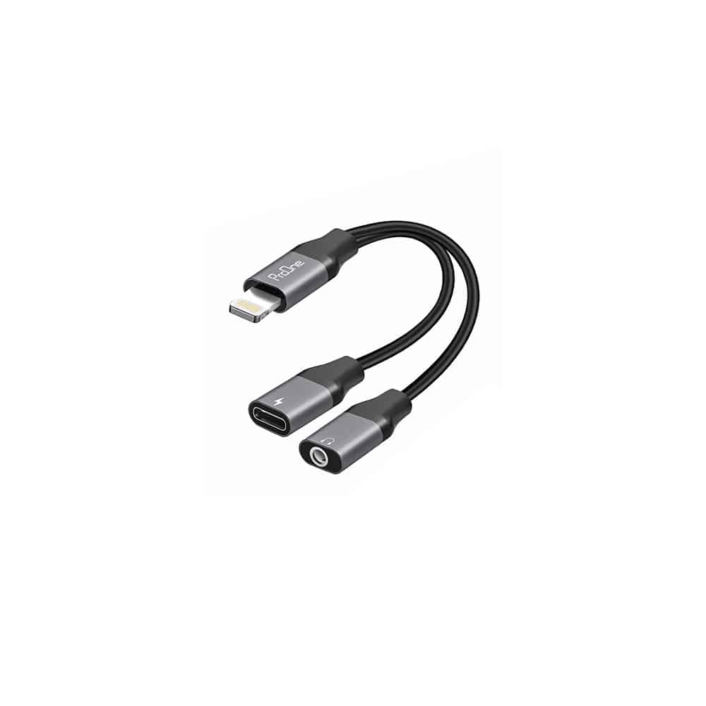 کابل تبدیل لایتنینگ به AUX / USB-C پرووان مدل PCA46