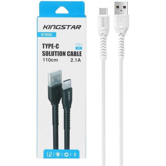 کابل تبدیل USB به USB-C کینگ استار مدل K103C طول 1.1 متر