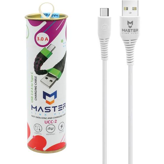 کابل تبدیل USB به USB-C مستر مدل UCC-2 طول 1متر