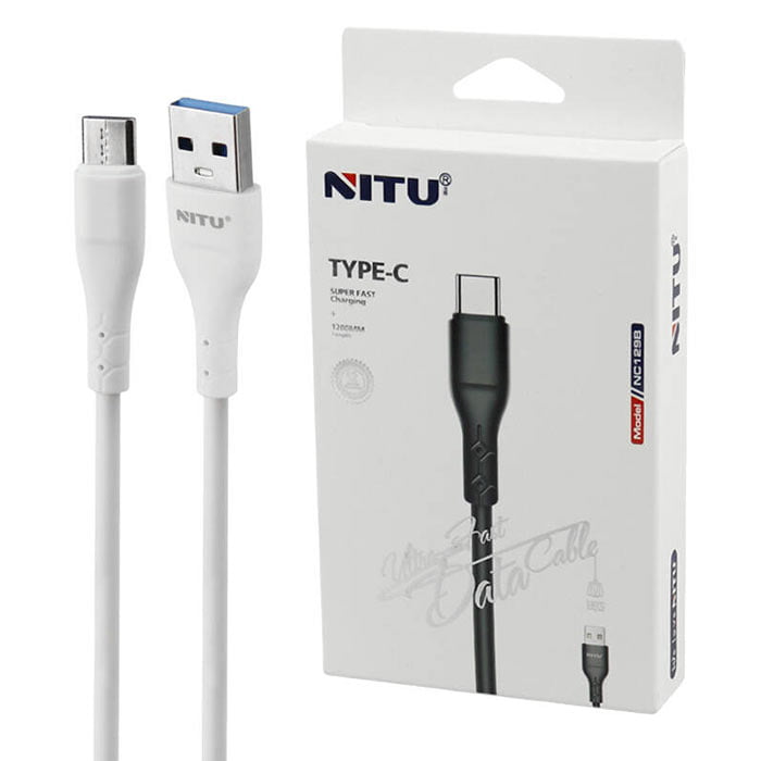 کابل شارژ تایپ سی نیتو مدل NITU NC129 TYPE-C