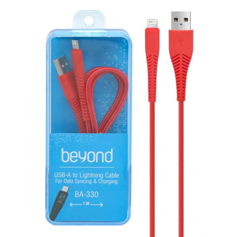 کابل تبدیل USB به لایتنینگ بیاند مدل BA-330 طول 1متر