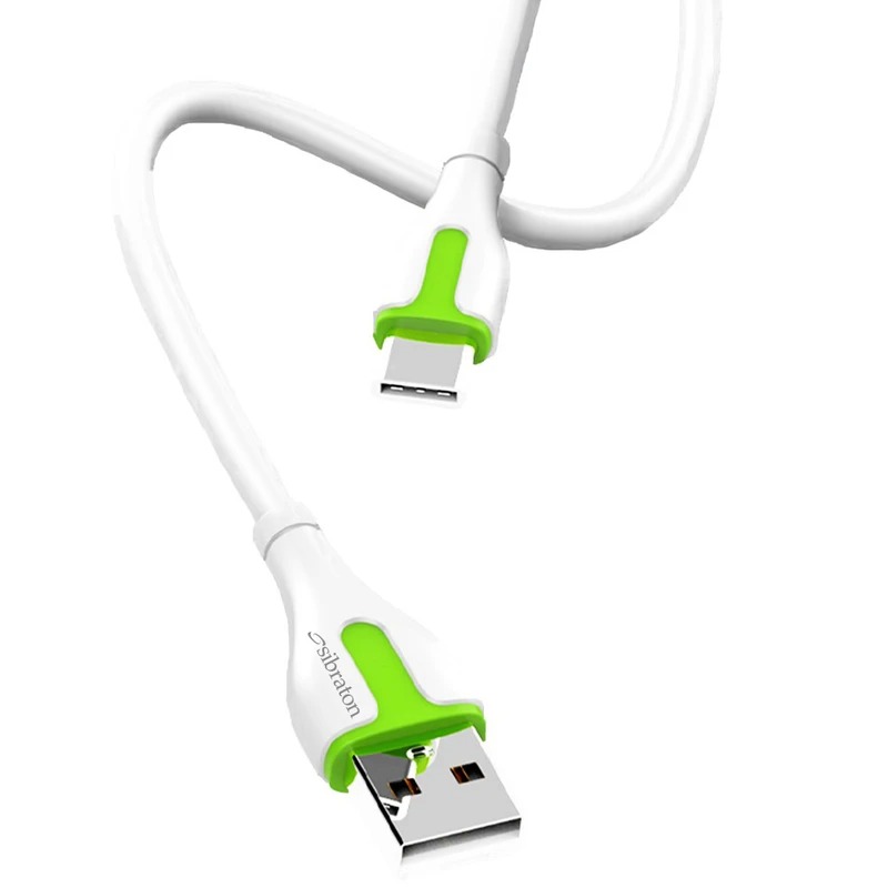 کابل تبدیل USB به USB-C سیبراتون مدل S405C طول 1.1 متر