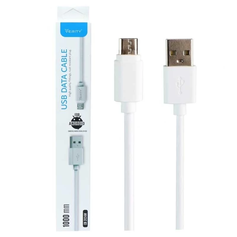 کابل شارژر USB به microUSB وریتی مدل CB3124A