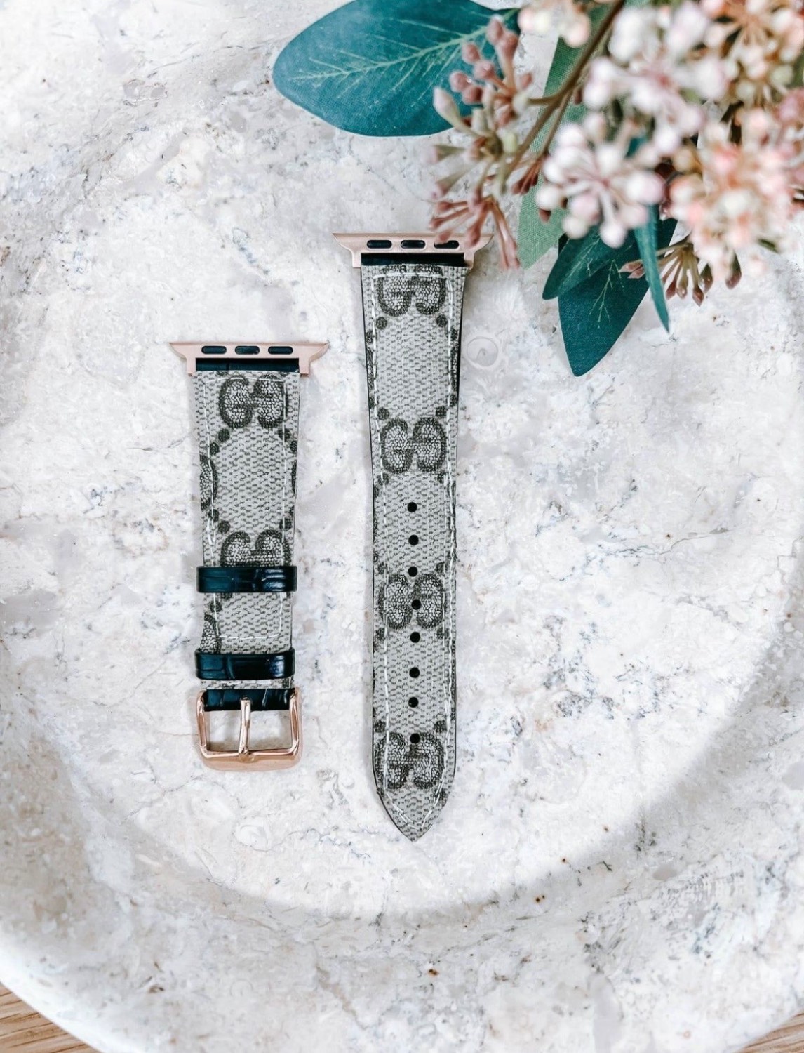 بند چرمی گوچی GUCCI اپل واچ سایز 38/40